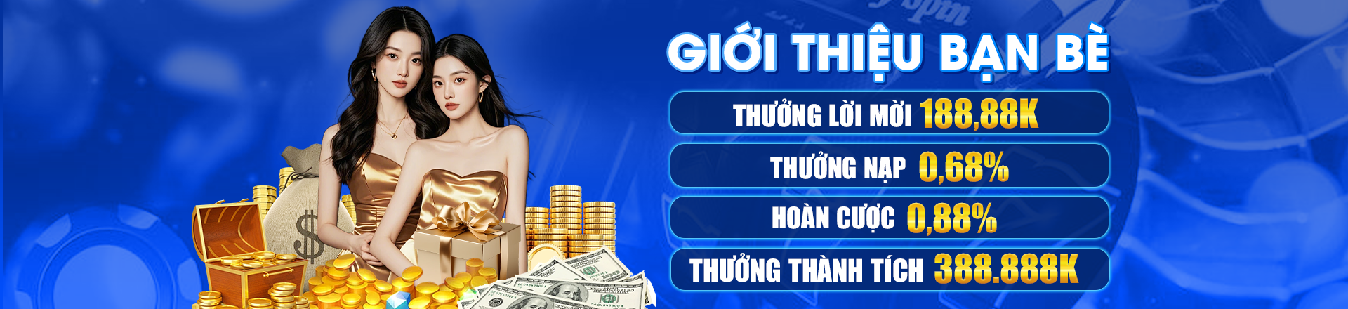 Hình ảnh quảng cáo của vibet hiển thị nền tảng và các lợi ích
