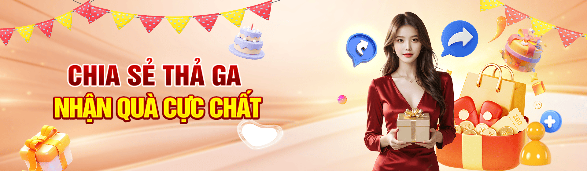 Hình ảnh quảng cáo của vibet hiển thị nền tảng và các lợi ích