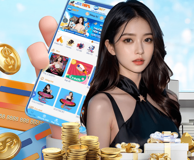 Hình ảnh quảng cáo của vibet hiển thị nền tảng và các lợi ích